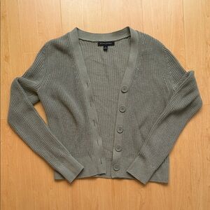 Banana Republic Women's Olive Cardigan Sweater